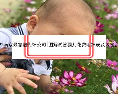 2022南京最靠谱代怀公司|图解试管婴儿花费明细表及试管步骤
